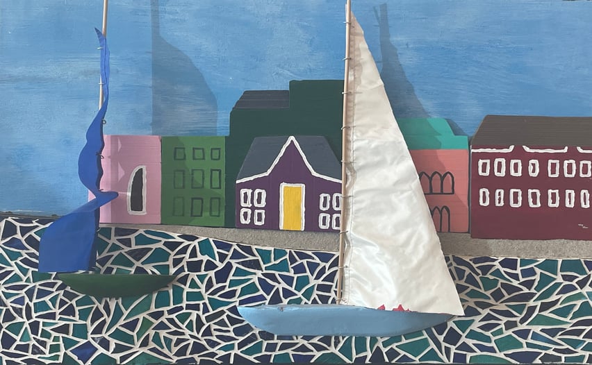 boats in the harbour